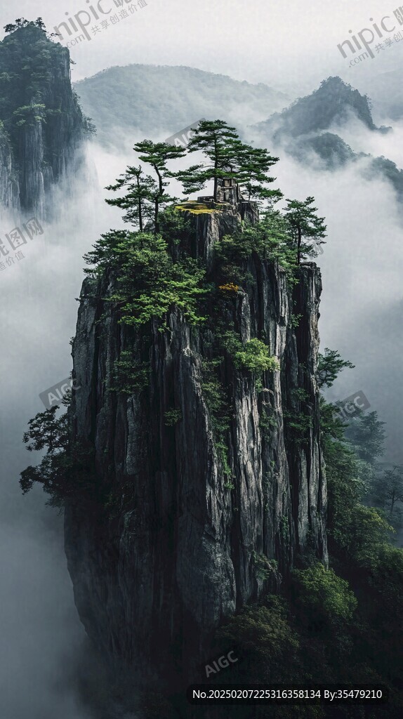 迎客松高清图