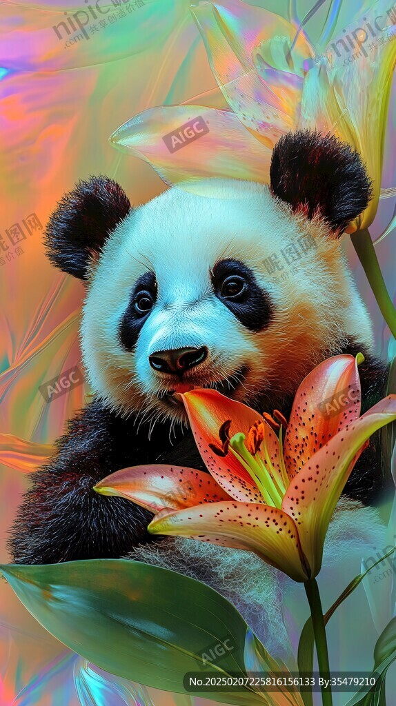 大熊猫装饰画