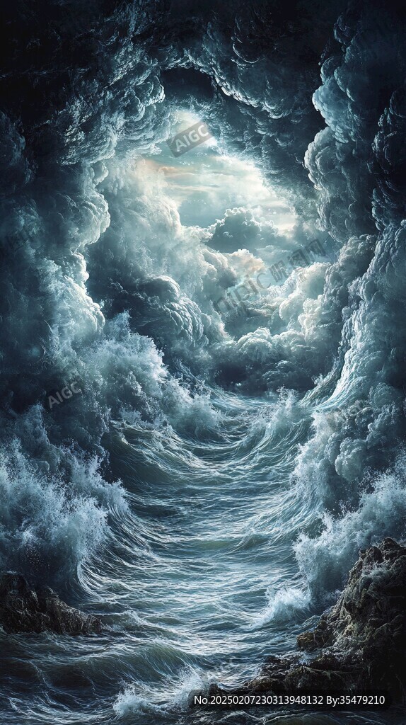 海洋流体画宇宙