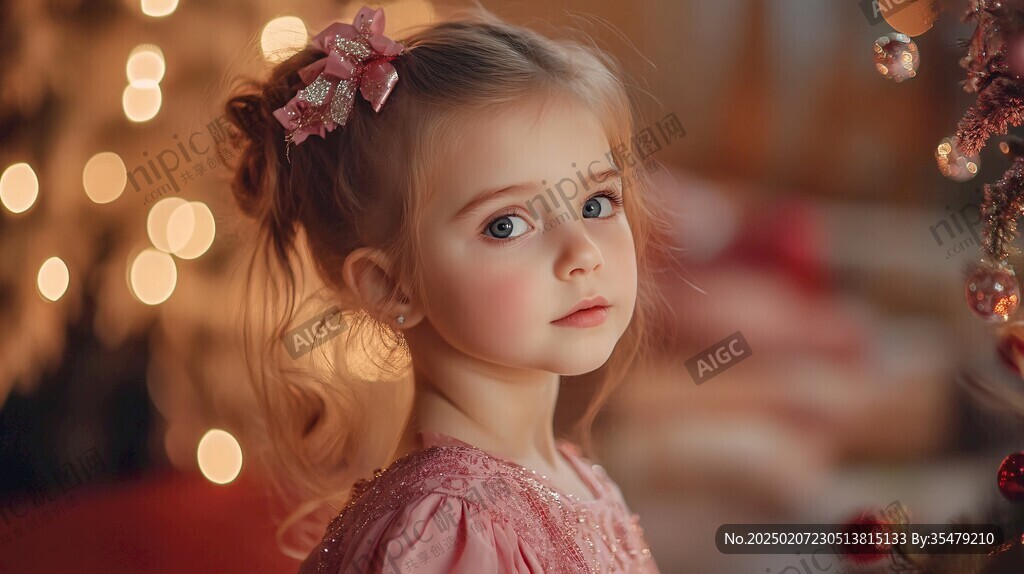 怡然自得的小女孩壁纸