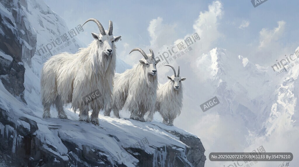 阿尔巴斯羊插画