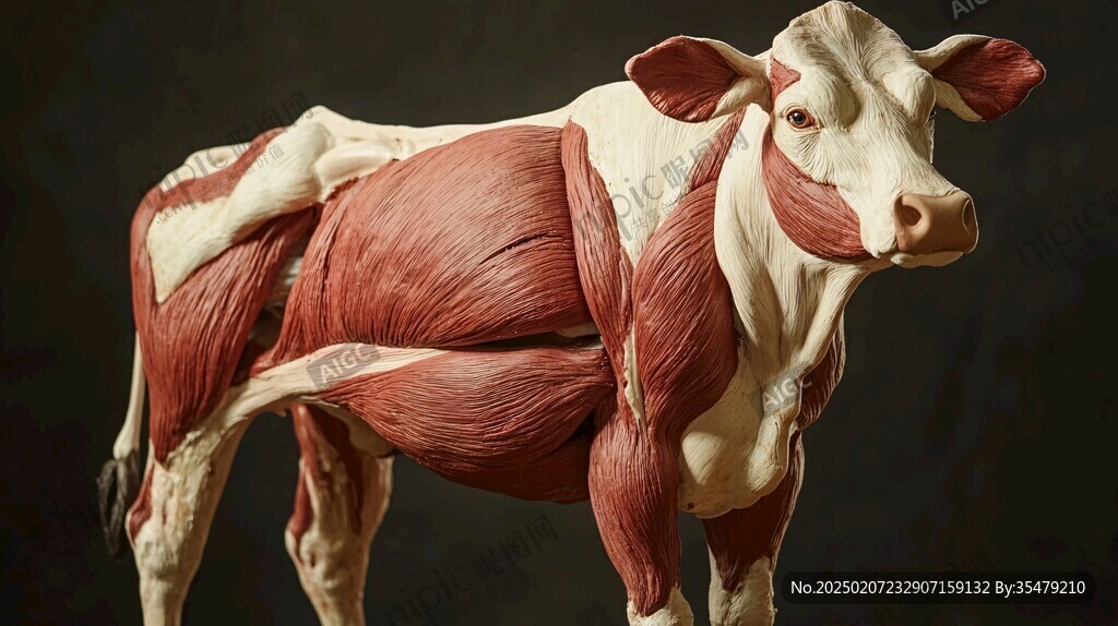 牛大腿肌肉