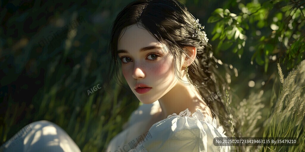 仙气清冷少女壁纸图片