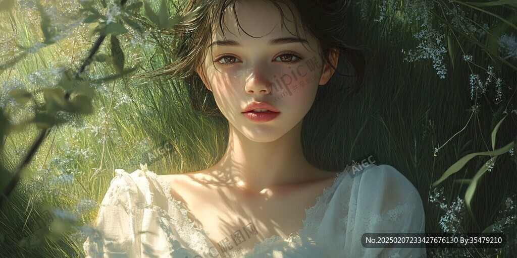 仙气清冷少女壁纸图片