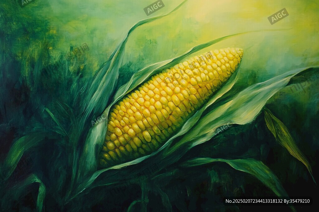 蔬果油画
