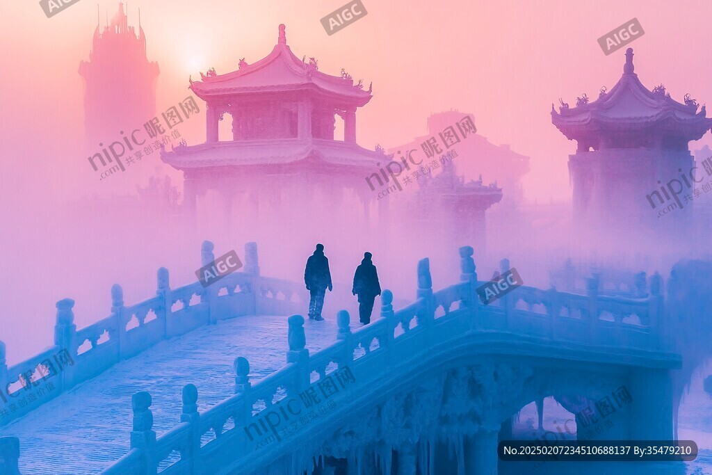 朦胧的楼阁