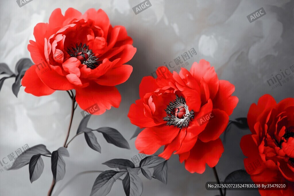 3d立体花壁纸