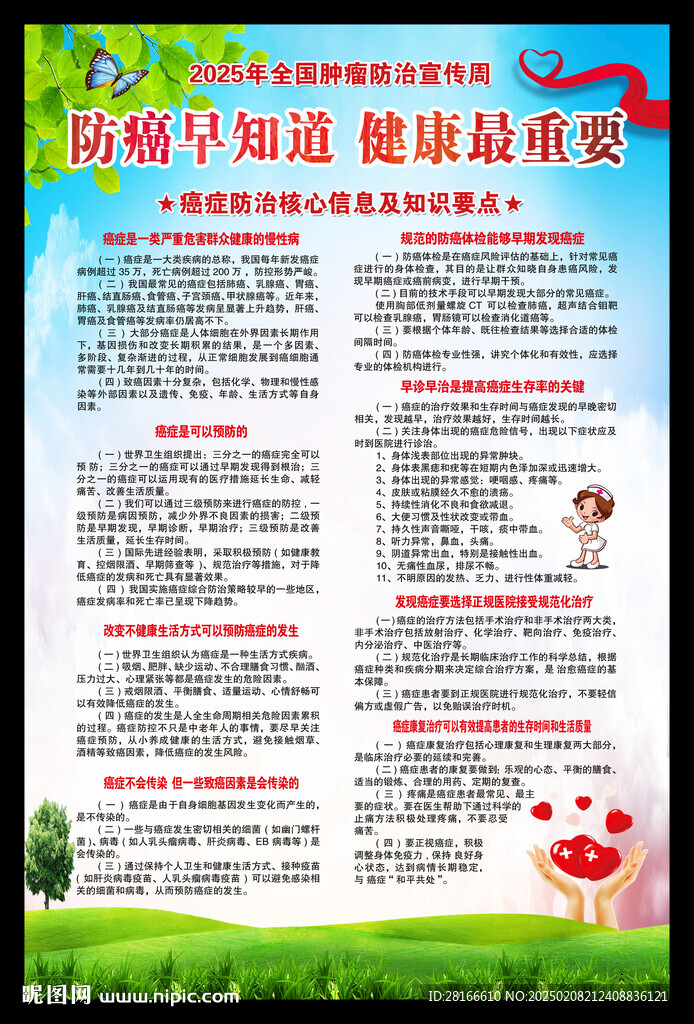 癌症日海报