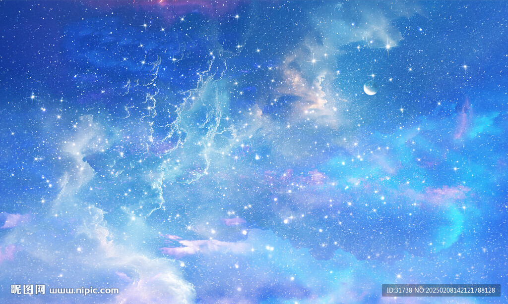 梦幻宇宙星空背景图