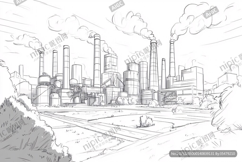 工厂插画