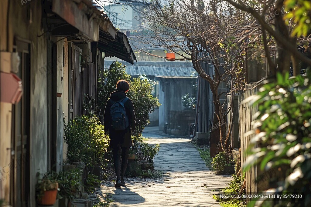 谷中散景步街
