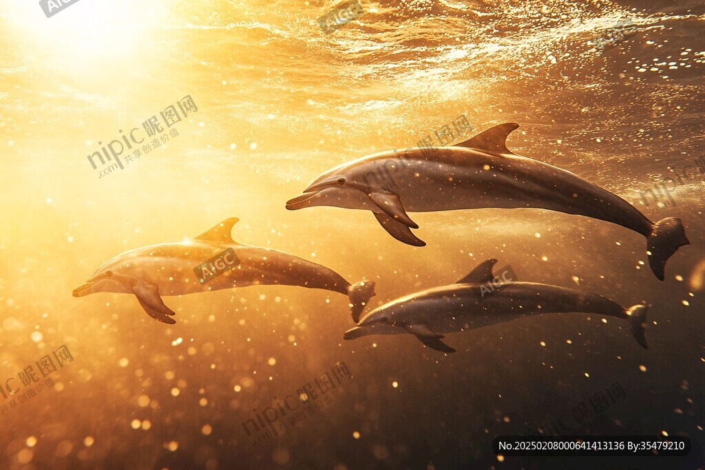 海豚镜头写真