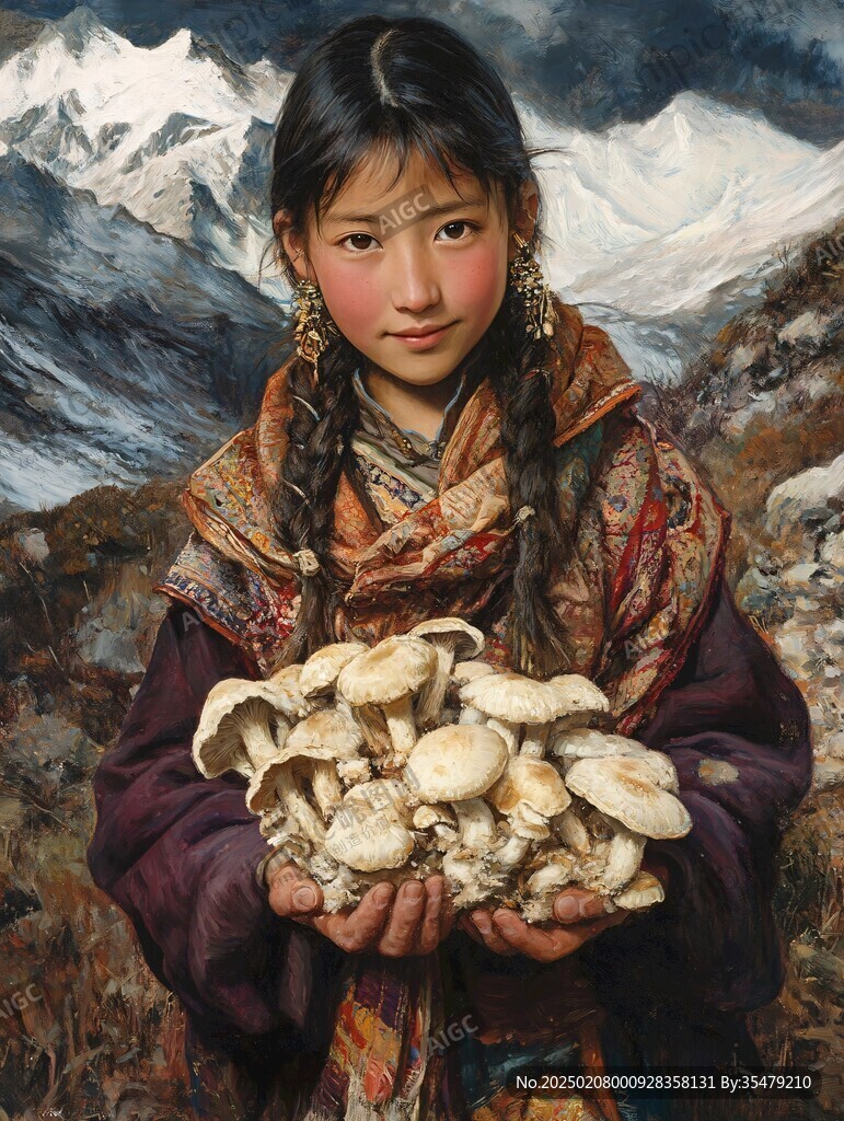 普米族女孩