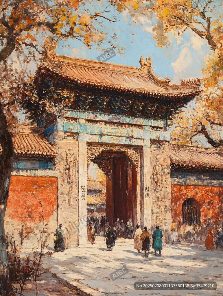 岱庙秋色