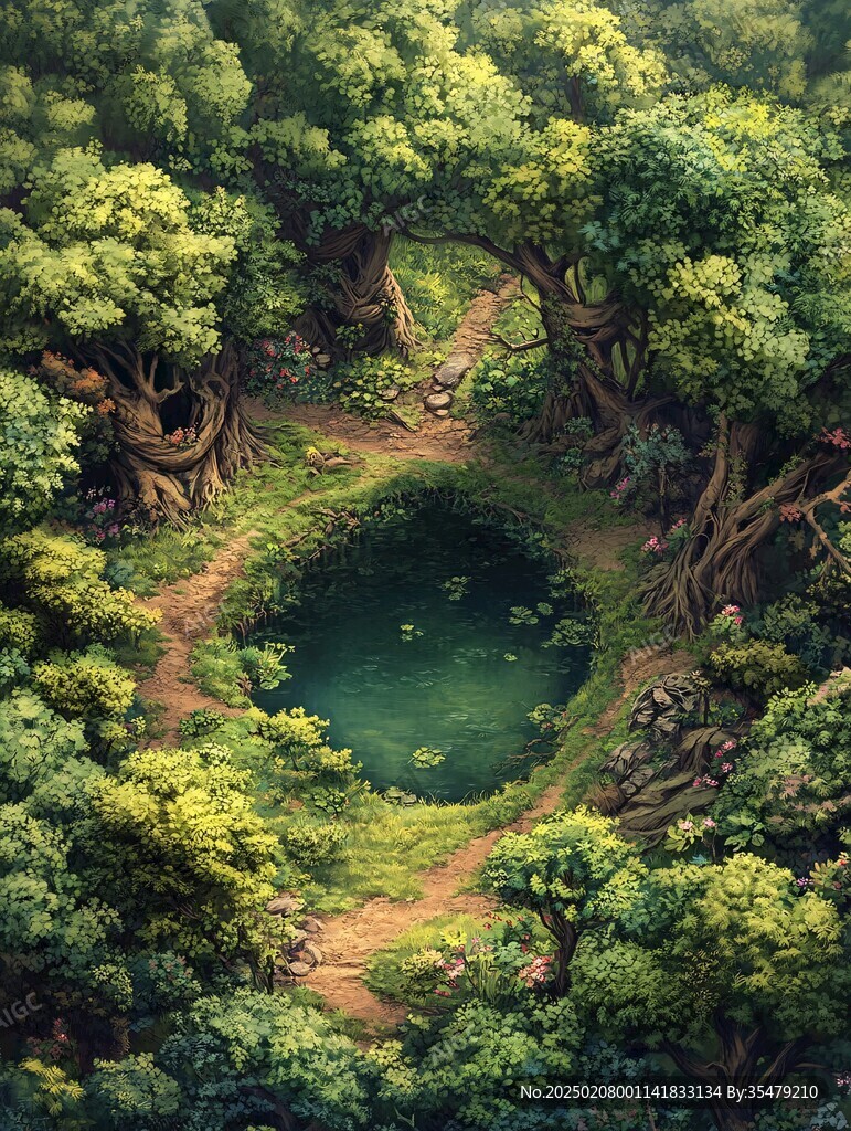 森系场景童话森林