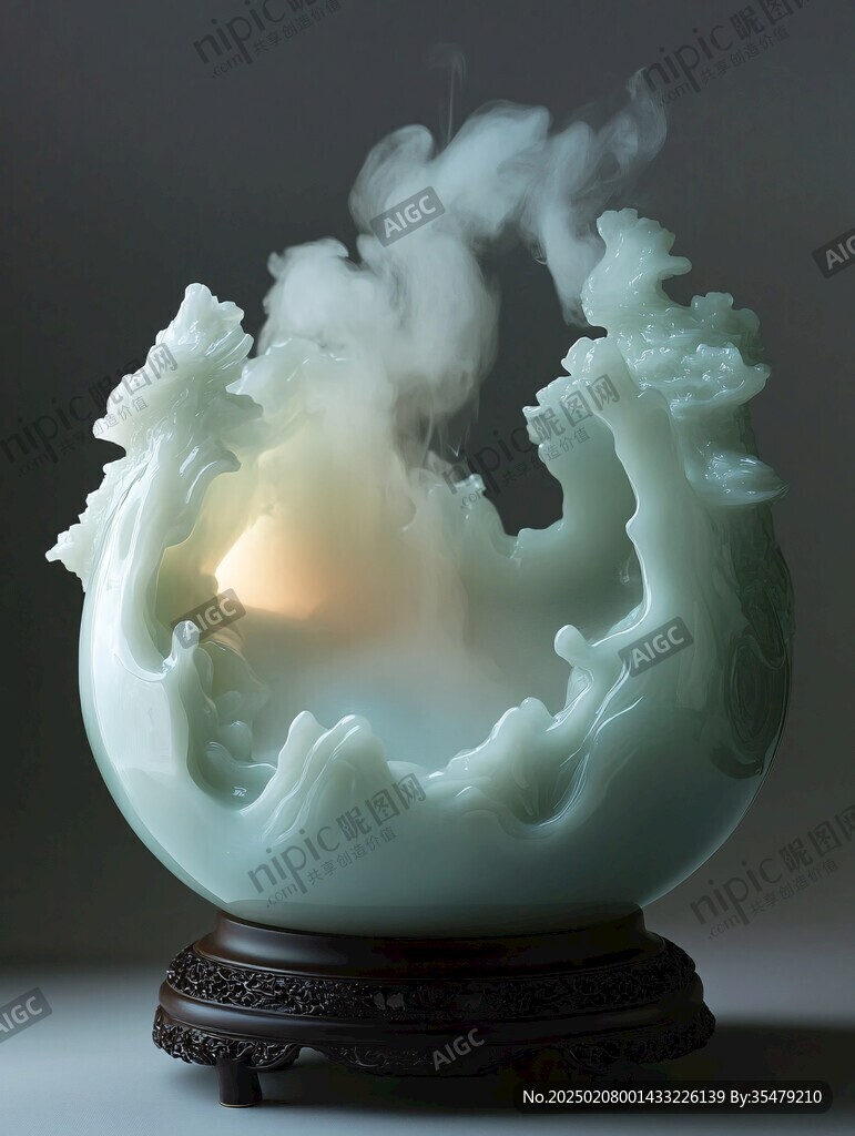蒸蒸日上古法琉璃制品