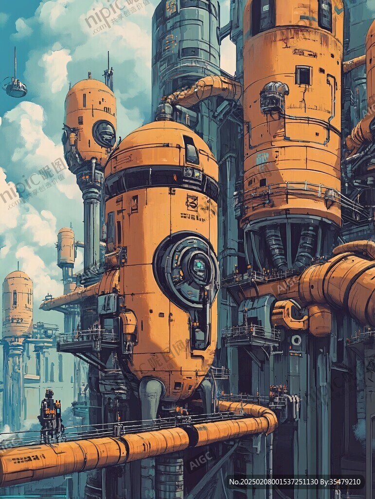 科幻题材插画