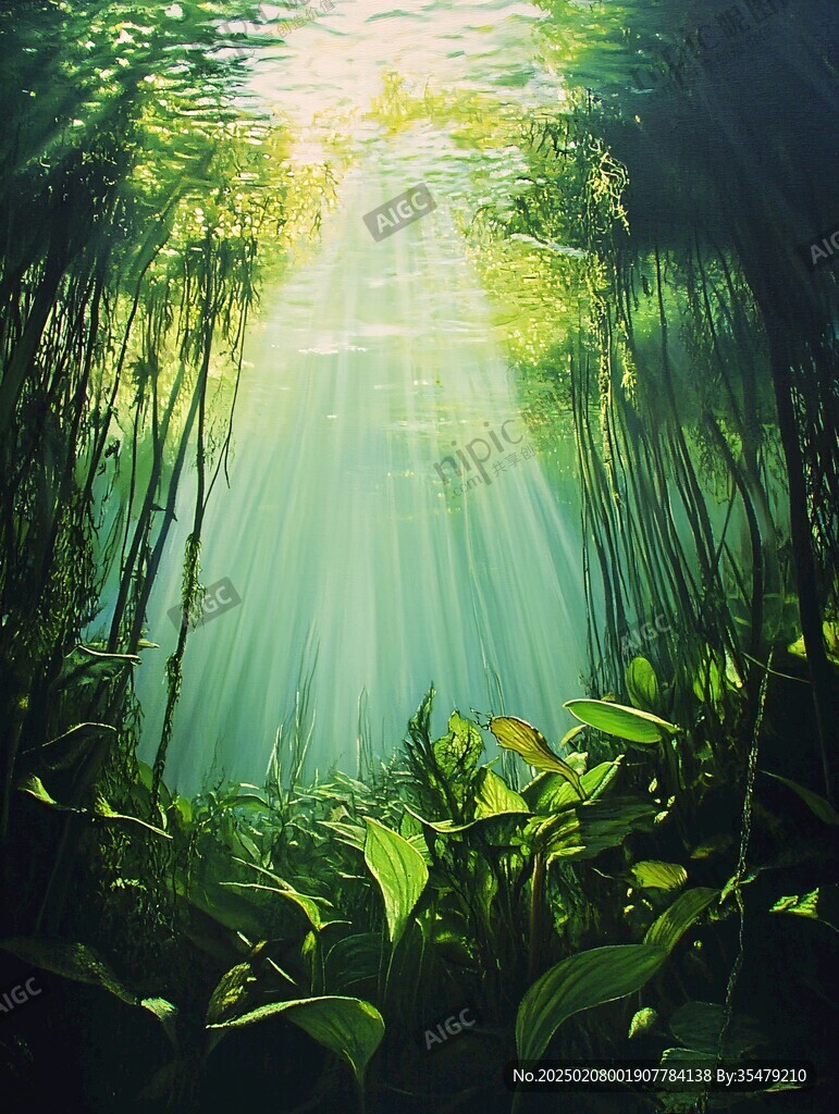 雨林插画