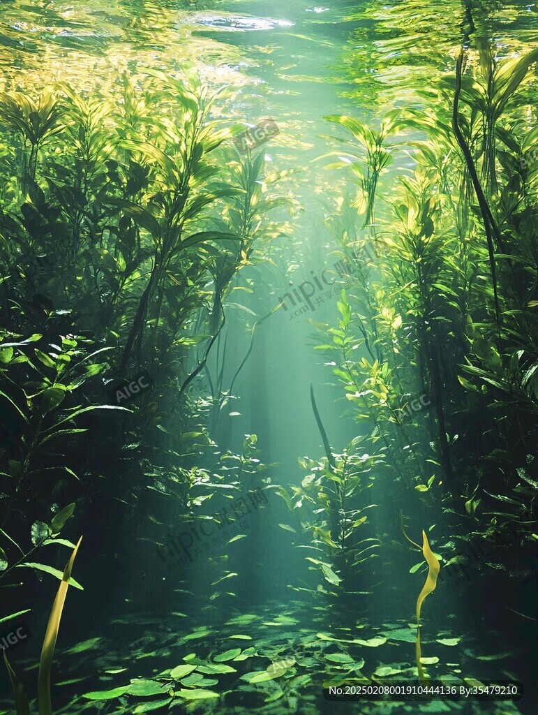 水下生长植物