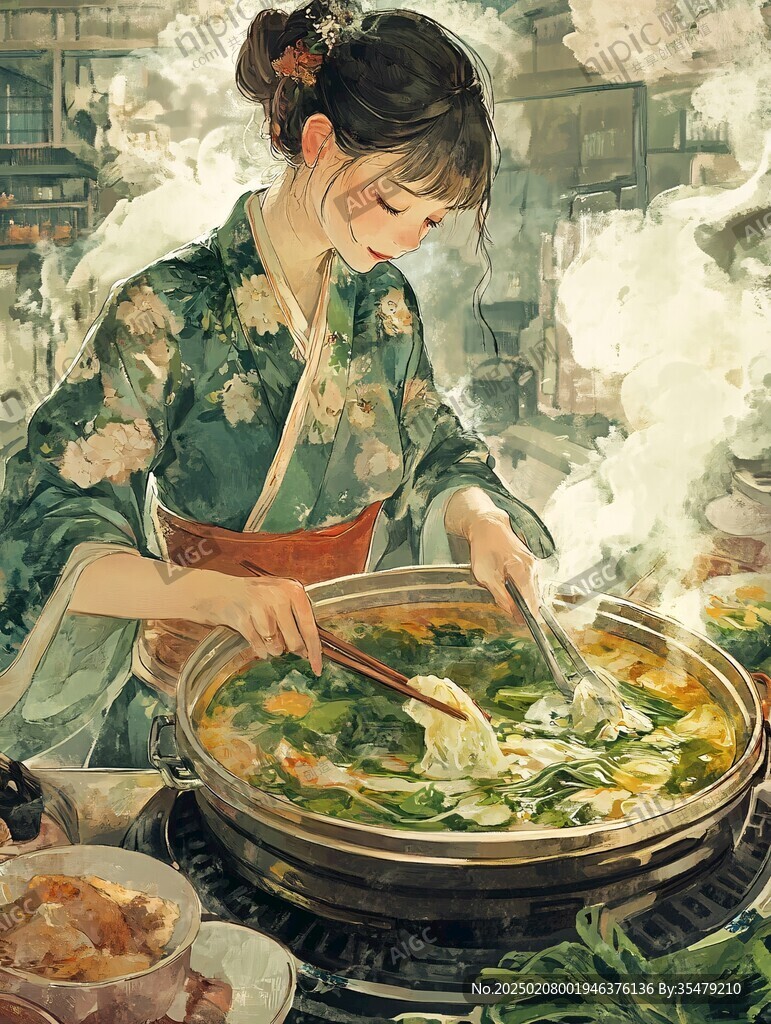 日系美食插画