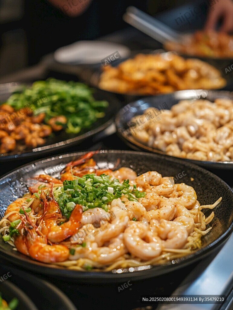 酒店自助餐面档