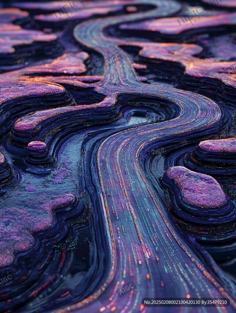 彩色梦幻地面