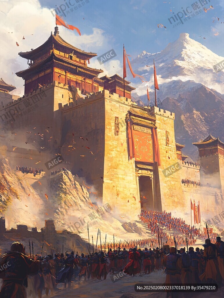 大境门插画