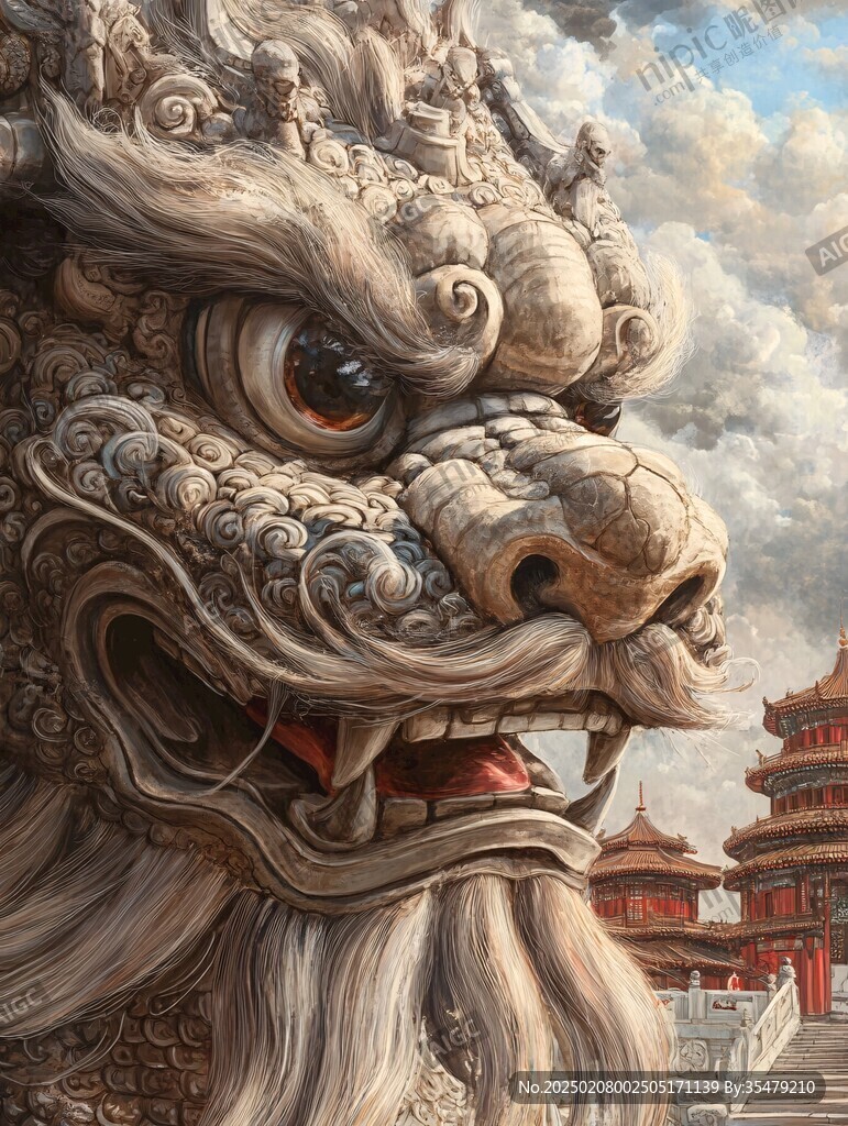 醒狮系列插画