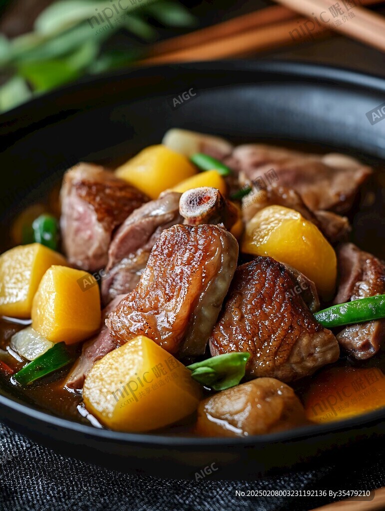 板栗焖肉