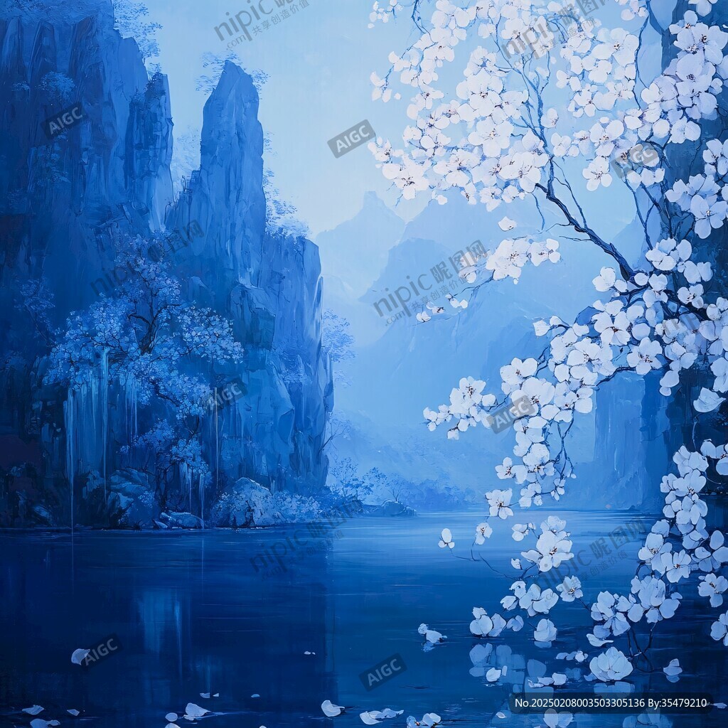 古风山水场景