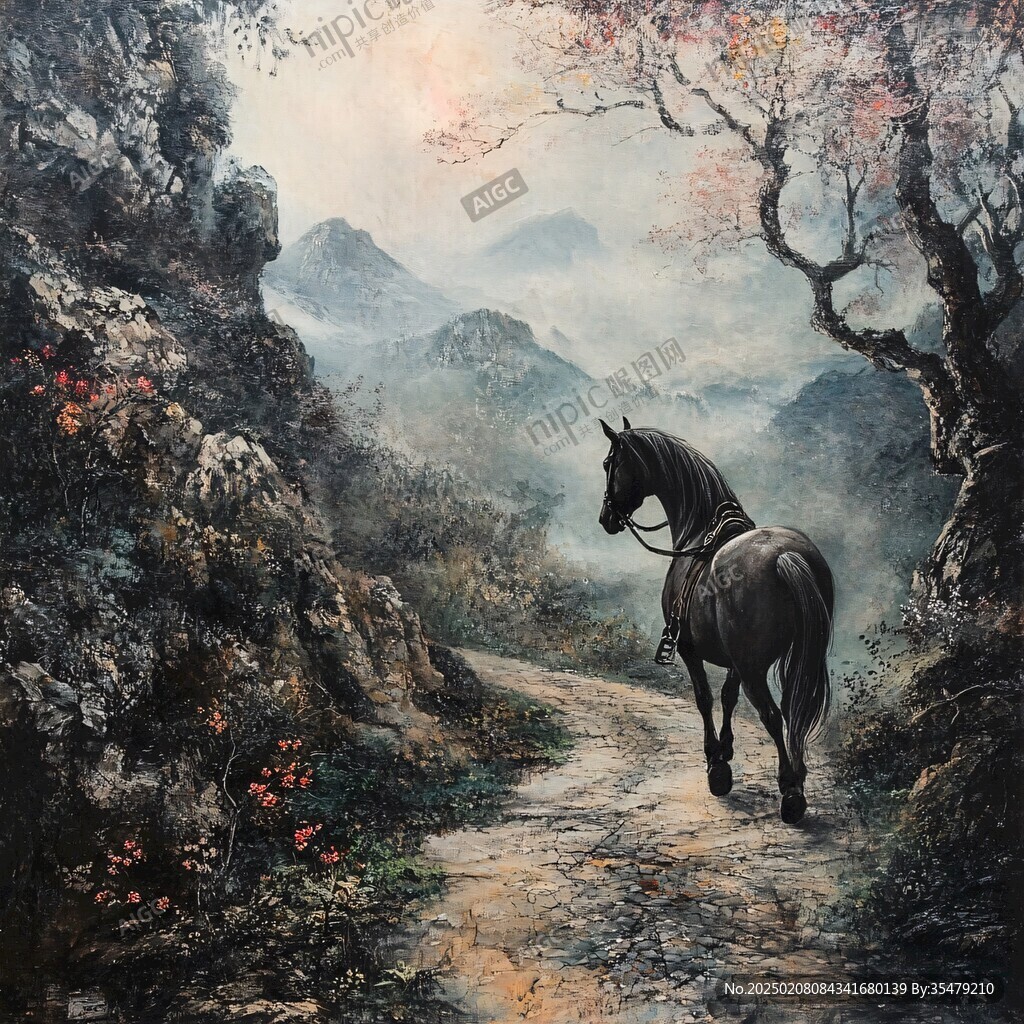 高档马油画