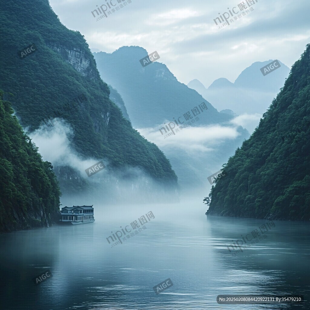 乌江画廊清晨