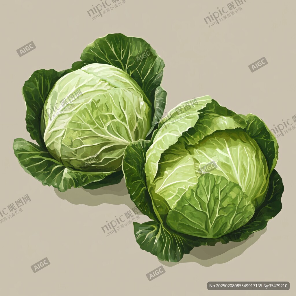 卷心菜插画