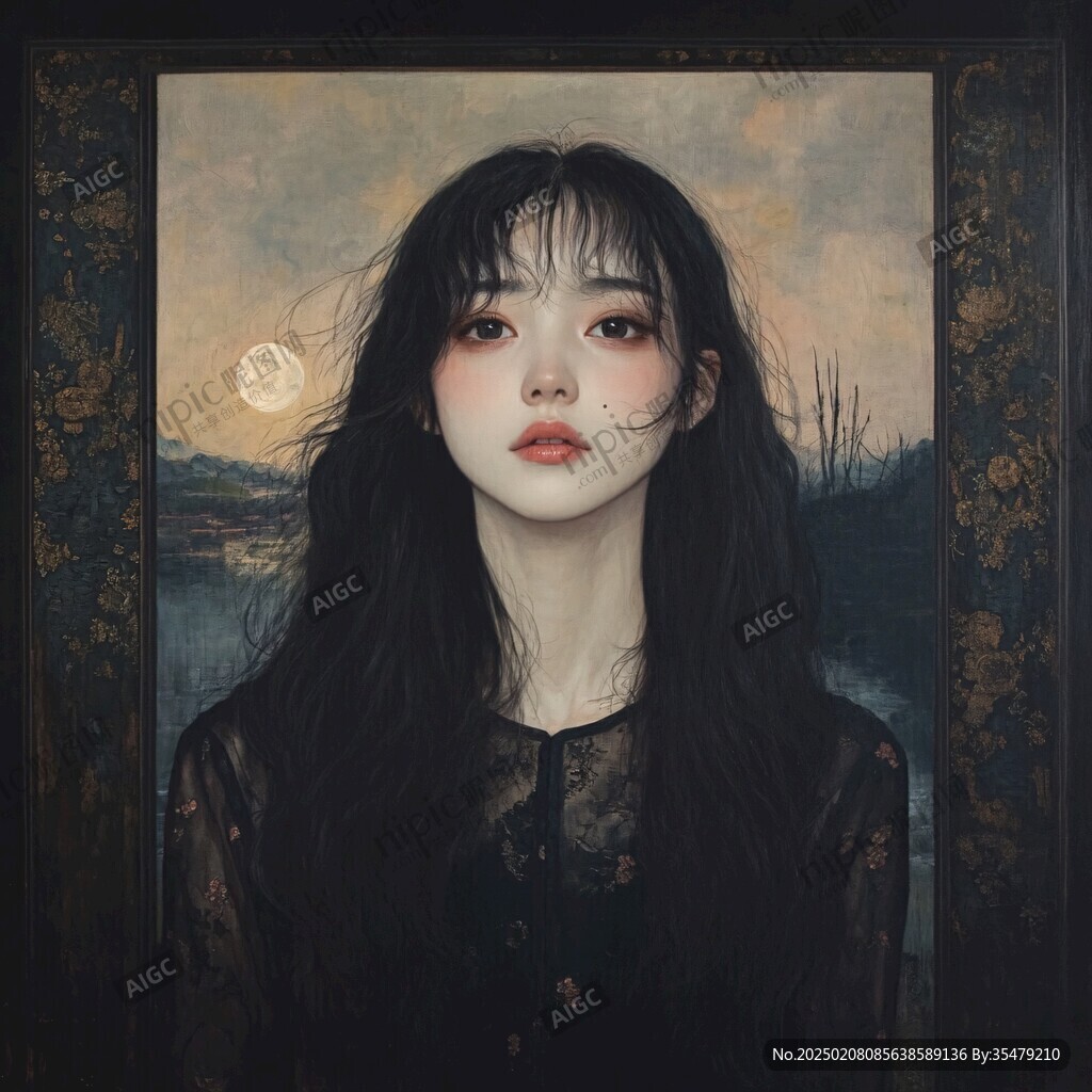 插画人像