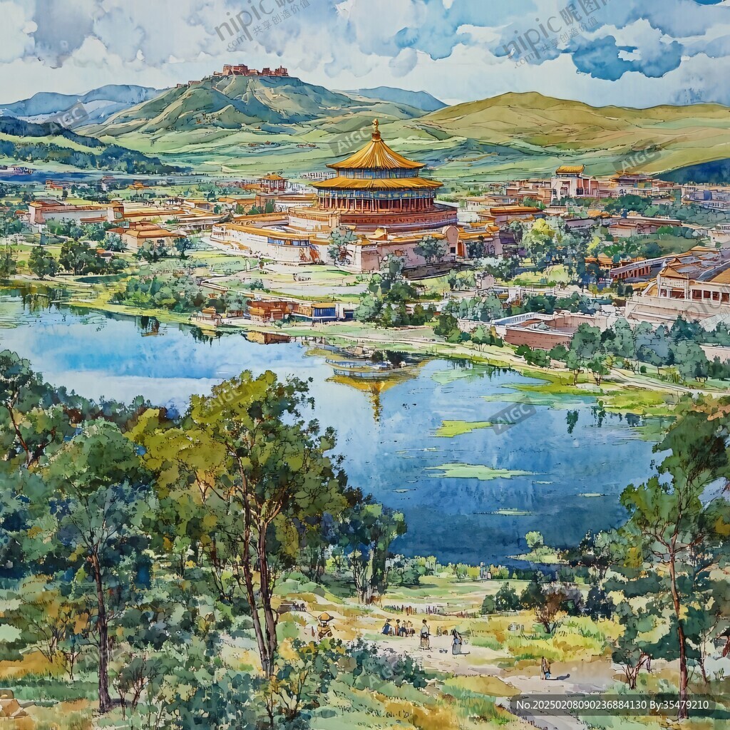 海坛城插画