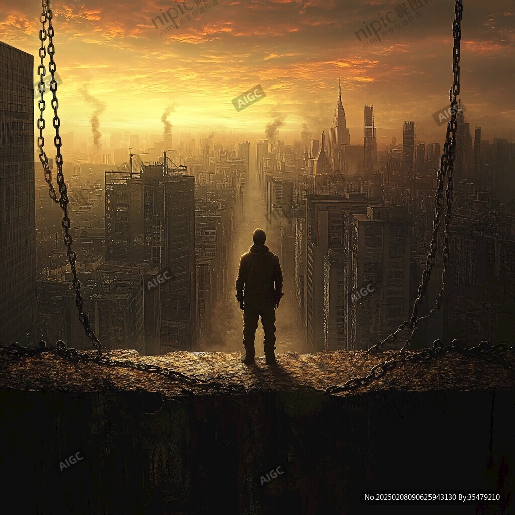 灾难片海报背景