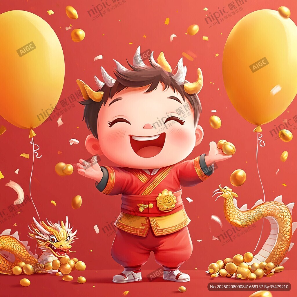 小龙拜年