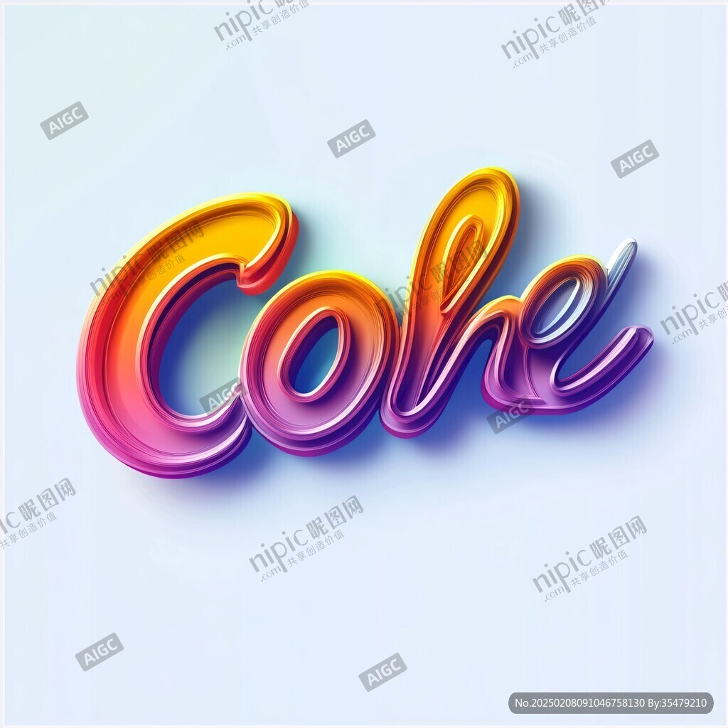 渐变色字体设计