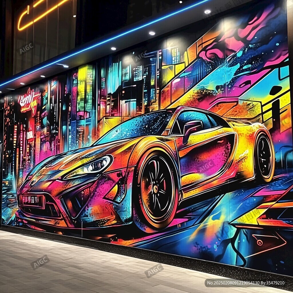 炫酷活动壁画