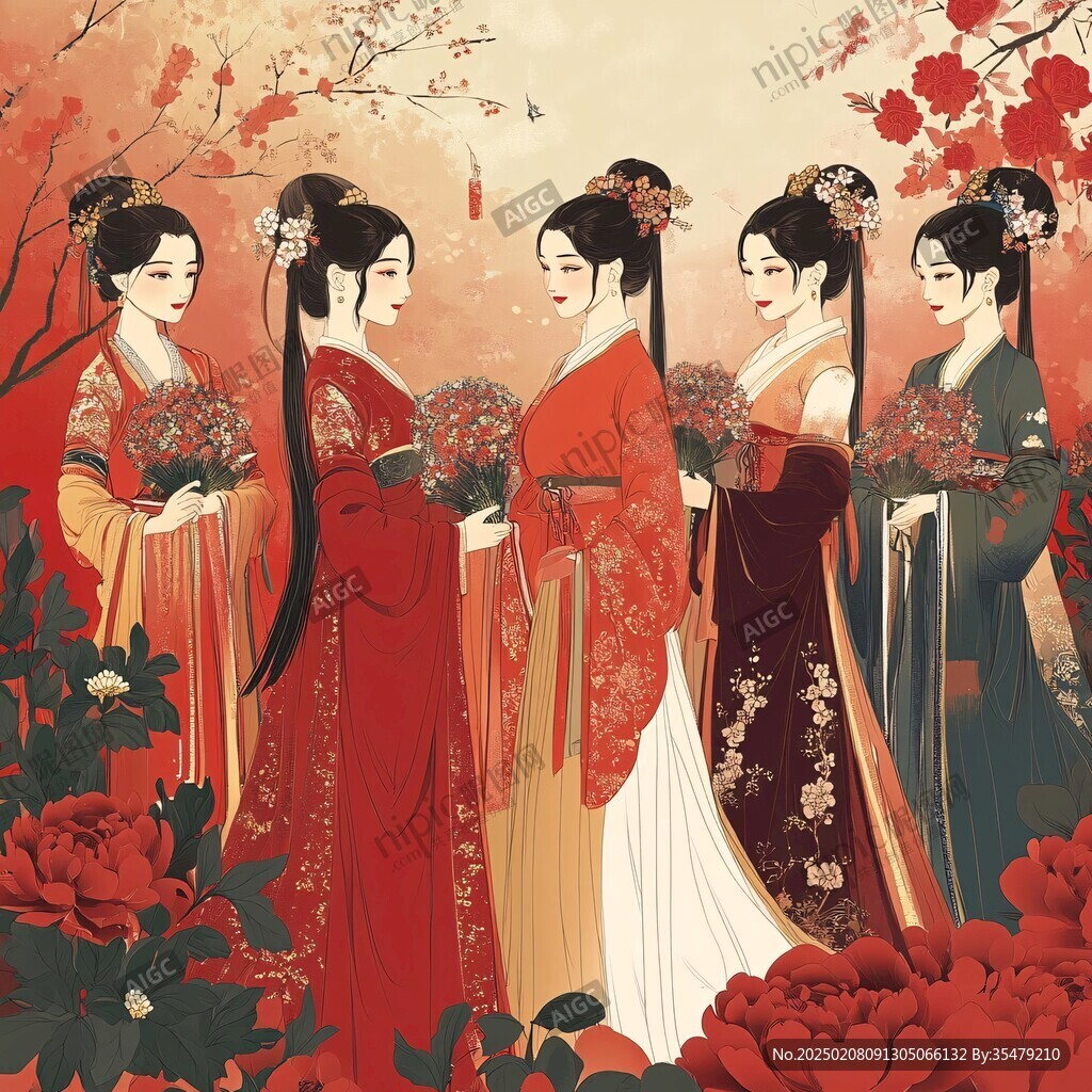 古风仕女宫女