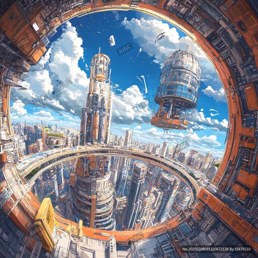 科幻题材插画