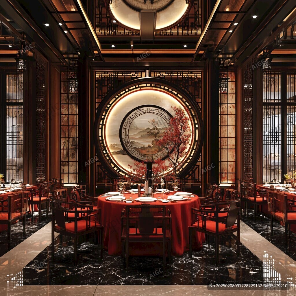 包厢高级中式餐厅