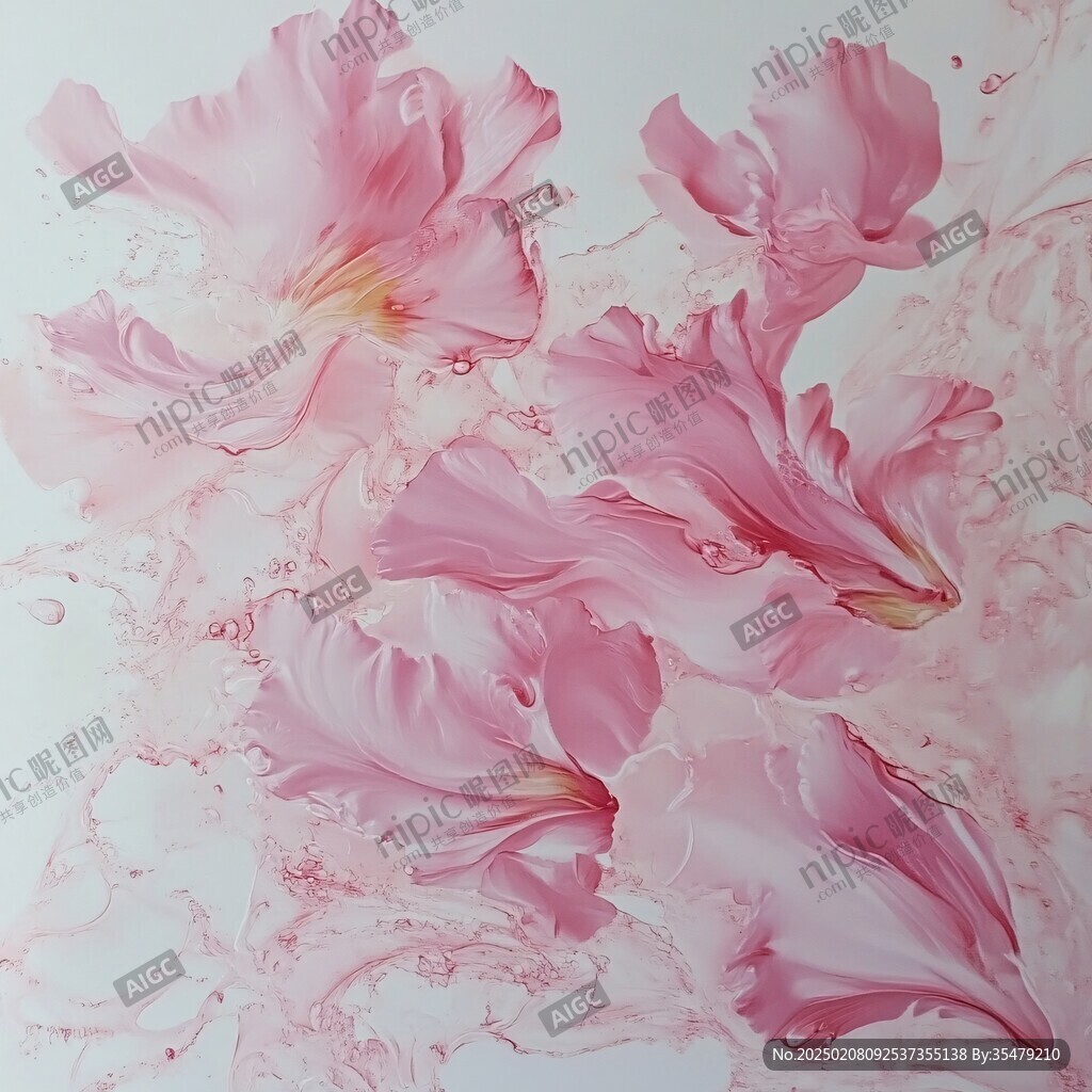 精美抽象特效花