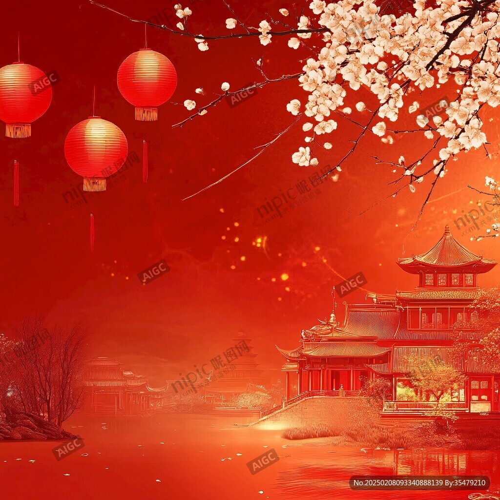 北方地区春晚背景