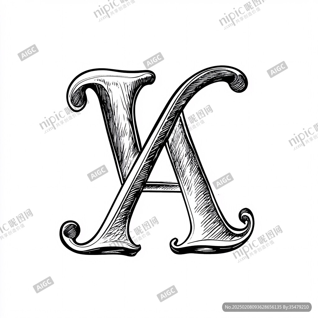 yx字母图案设计