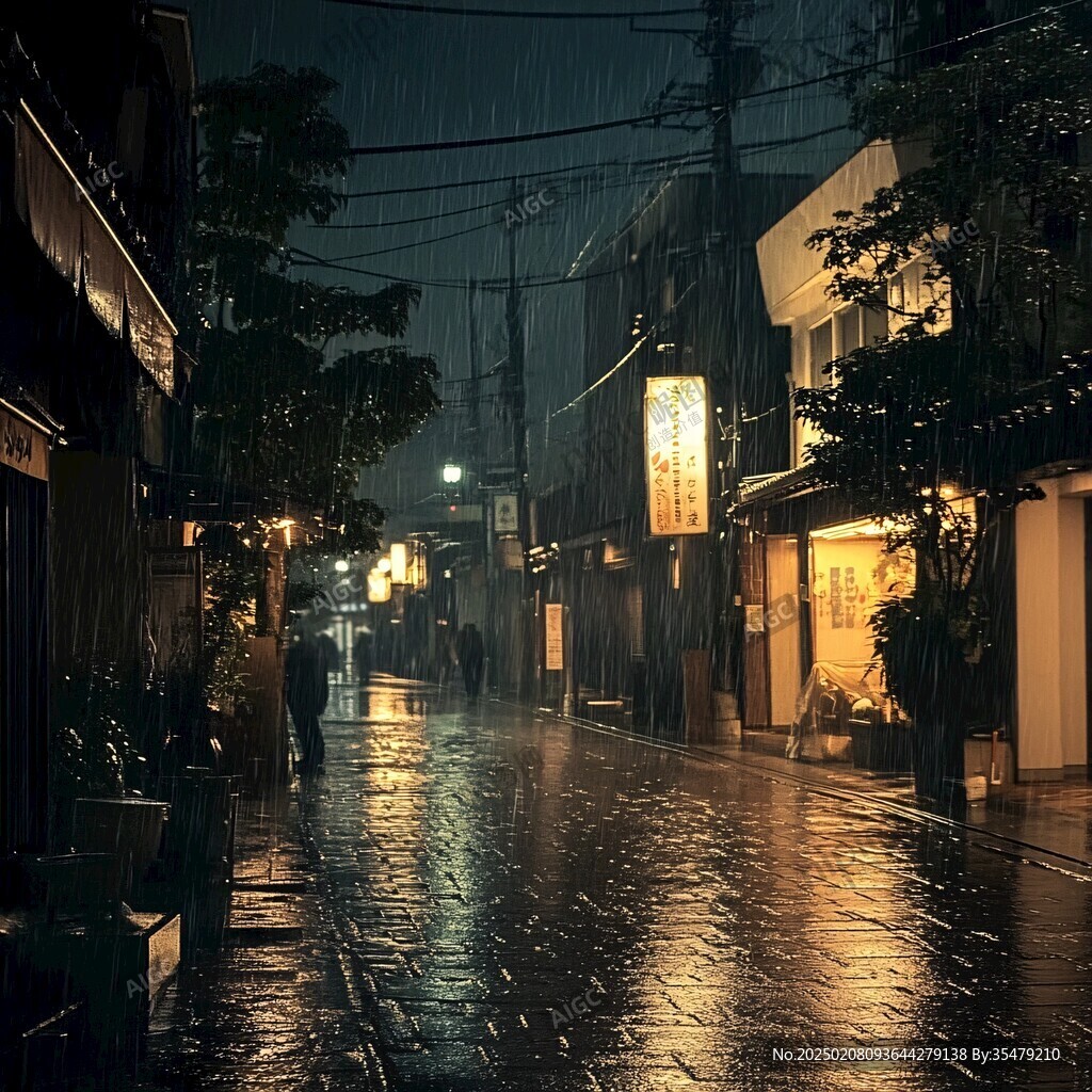 夜景梅雨季