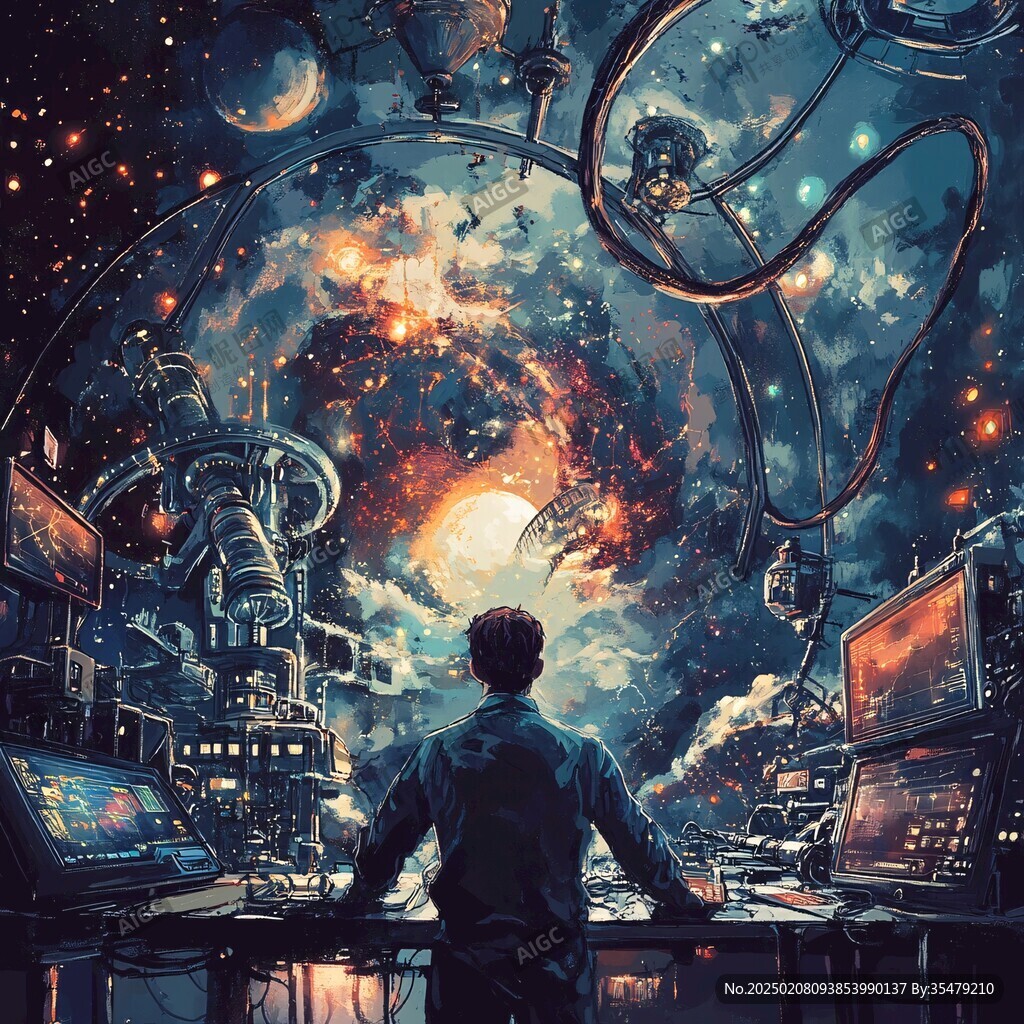 科幻题材插画