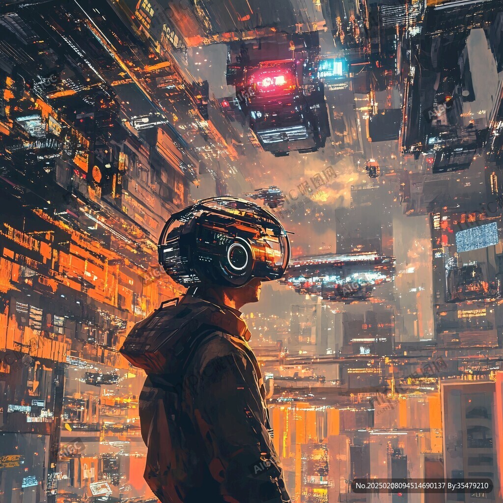科幻题材插画