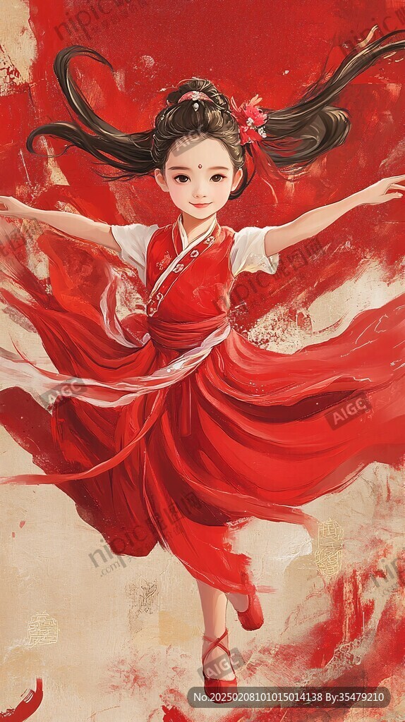 红孩儿插画