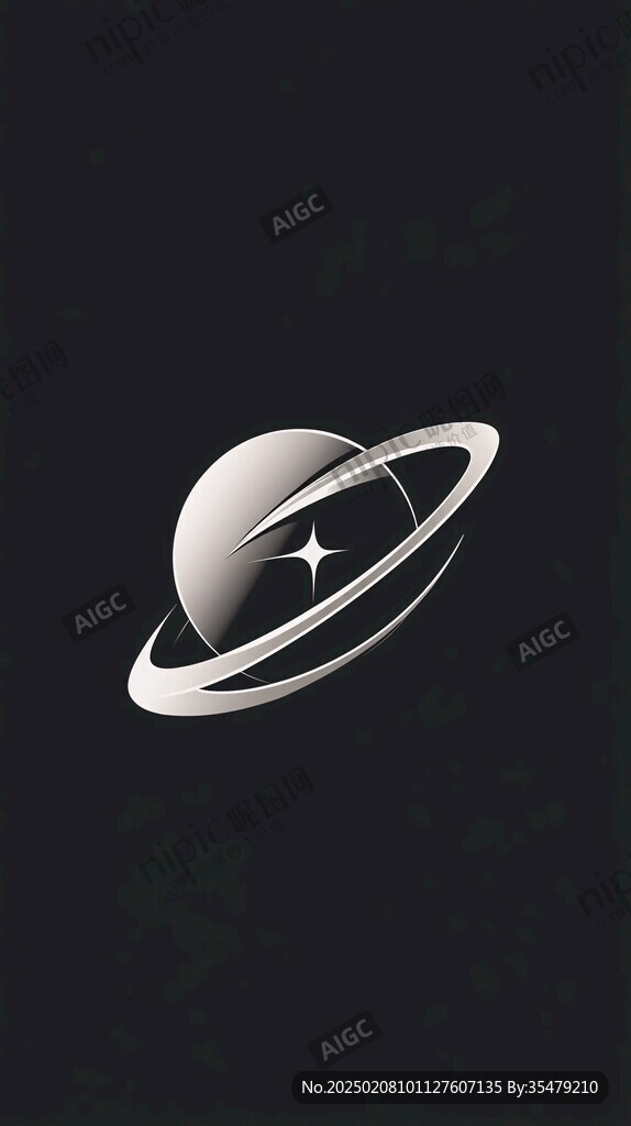 星球星系宇宙logo